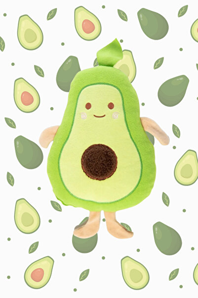 HUA SEVİMLİ AVOKADO PELUŞ YASTIK & UYKU ARKADAŞI YASTIK & OYUNCAK YASTIK & HE...