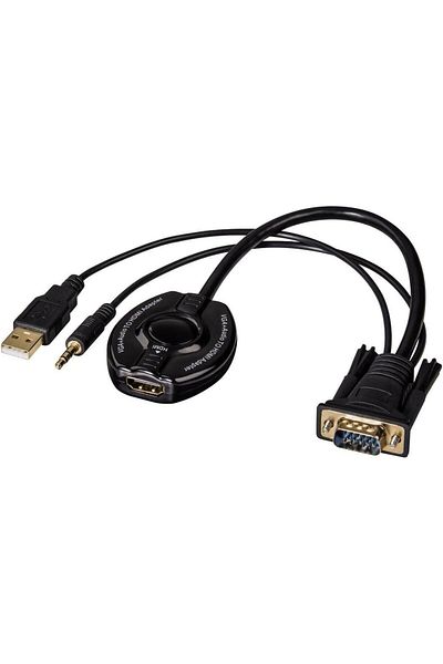 Hama VGA with Audio Cable To HDMI Converter