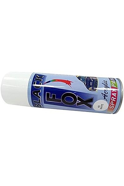 BLACKFOX White Color Acrylic Spray Paint Black Fox 400ml