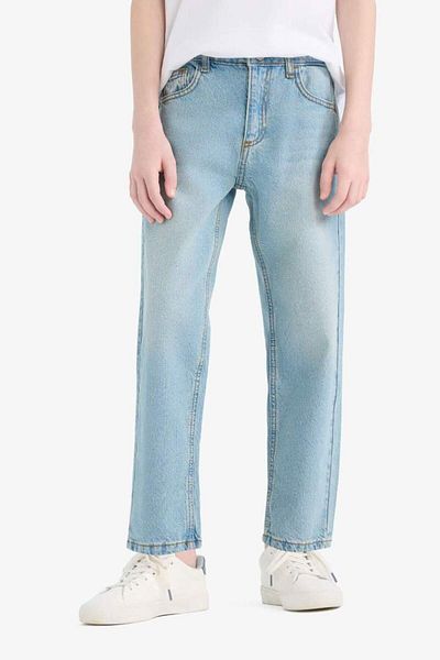 DeFacto New Season Boy's Straight Fit Straight Leg Jean Trousers
