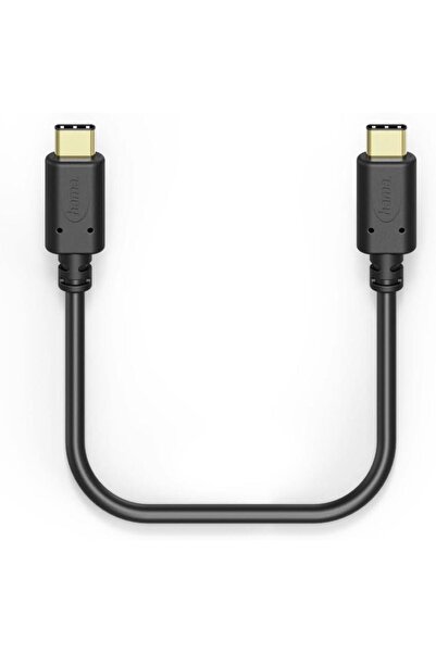Hama كابل شحن ونقل بيانات Hama USB-C إلى USB-C بطول 0.2 متر 183333