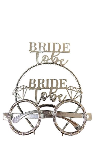 PM Koncept zabave Mika Crown - Set naočara za buduću mladu, srebrne boje