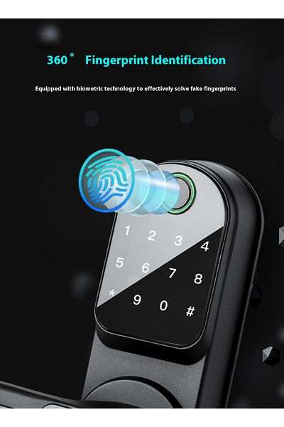 sharpdo Intelligent Security Encryption Free Hole Fingerprint Lock Password Lock Electronic Lock