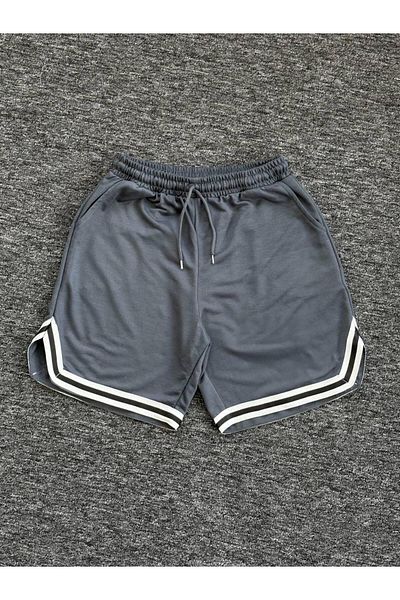 Altamira Ανδρικό καπνιστό σορτς με ρίγες oversize