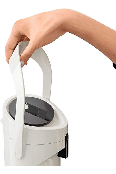 emsa Ponza Thermos Jug 1.9L, stainless steel, white, 17x16.5x39cm, insulated, durable