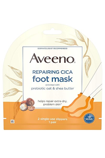 AVEENO جوارب 2 قناع لإصلاح القدمين للاستخدام مرة واحدة - أفينو