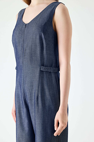 FEVER Denim görünümlü viskon tulum