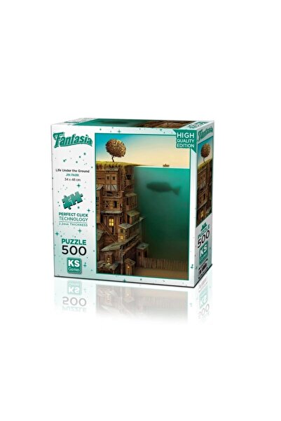 Ks Puzzle لغز الحياة تحت الأرض من Nessi World 20045 مكون من 500 قطعة - KS Puzzle