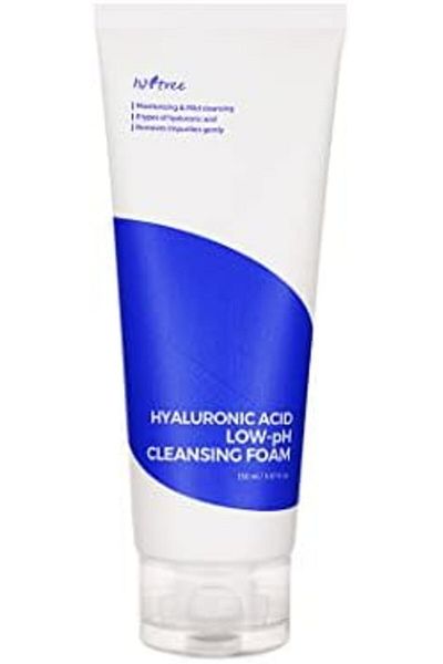 Isntree Hyaluronic Acid Low-Ph Cleansing Foam 150ml 5.07 fl.oz | Moisturizing & Mild cleansing | 8 t