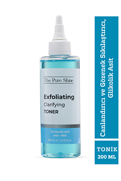 the pure shine Canlandırıcı Ve Gözenek Sıkılaştırıcı Tüm Ciltler Için Glikoli...