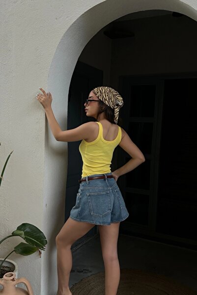 Eka Women's Yellow Basic Undershirt 1017-0162