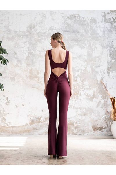 Joana Hazley Bordeaux Jumpsuit