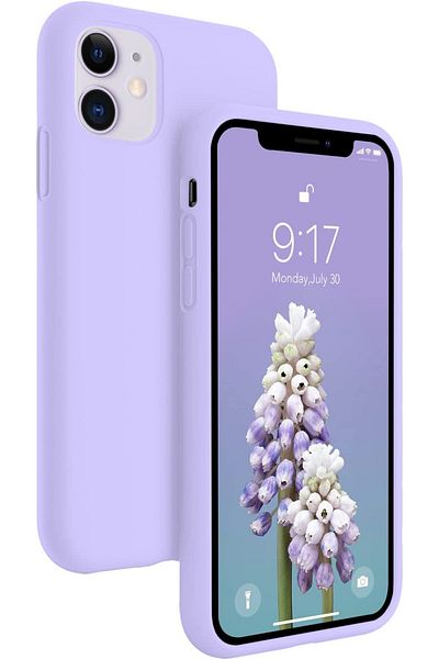 Generic Silicone Case Cover Compatible with iPhone 12 Pro Max , Ultra Slim Fit with Full Body Protection