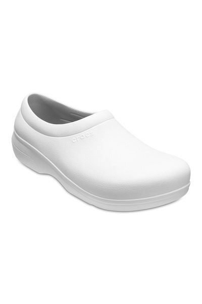 Crocs Saboți Slip-On On The Clock Work 46-47 EU - M12 US Alb - Alb