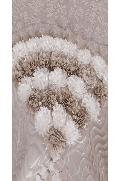 Madamca Rojin 4 Pieces Satin Bed Cover