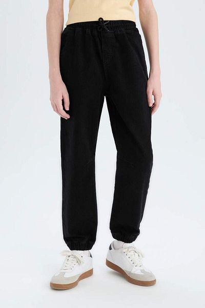 DeFacto New Season Boy's Jogger Fit Stretchy Banded Leg Jean Trousers