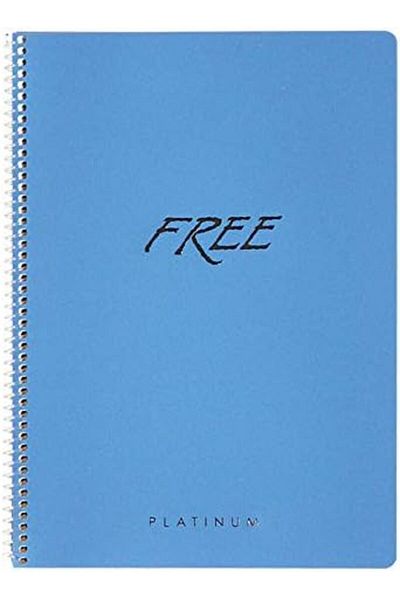 STOREMAX Sbl Color A4 Striped 80 Yp. Free Platinum School Notebook with Pp Cover Spirals Sblshp 1064356