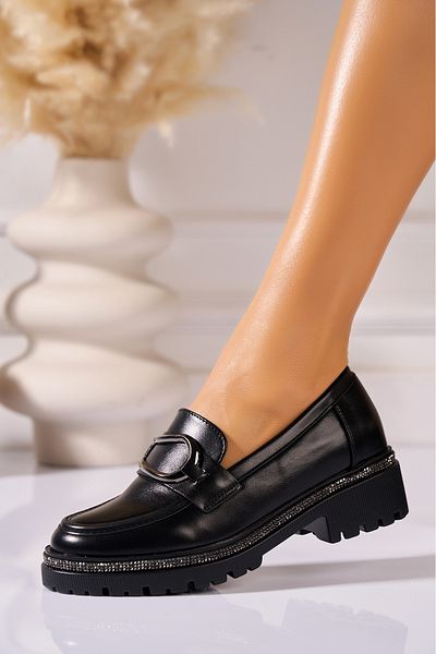 Joana Loafers Dama Piele Ecologica Negri Theresa