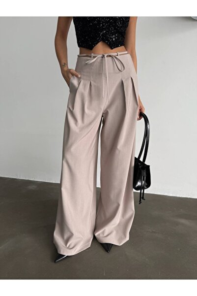 Joana Women's Beige Pants Rivka