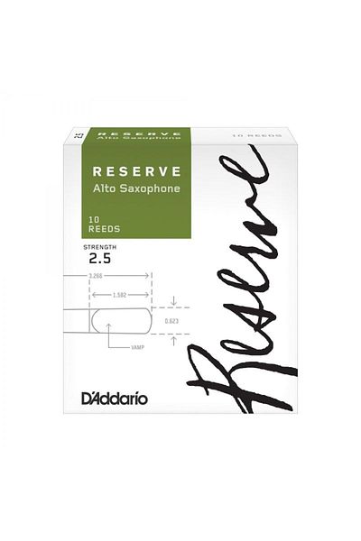 Daddario D\'Addario Woodwinds Reserve Djr1025 Alto Saxophone Reed No:2.5