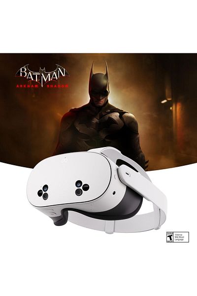 META Quest 3S 128GB — Get Batman: Arkham Shadow and Meta Quest+ Included — All-in-One Headset