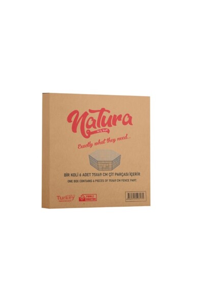 natura Metal Köpek Eğitim Ve Oyun Çiti 75x69 Cm