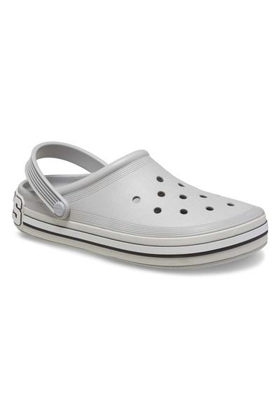 Crocs Clogs Off Court Logo Clog 41-42 Eu - M8/w10 Us Gray - Atmosphere