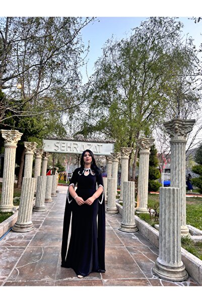 ABAYLAR Siyah Balık Abiye