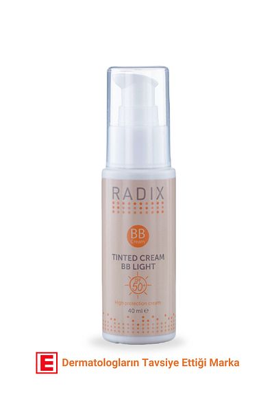 Radix Tinted Face Sunscreen with Concealer - Tinted Cream Bb Light (Light-Medium Tone) 50Spf 40ml