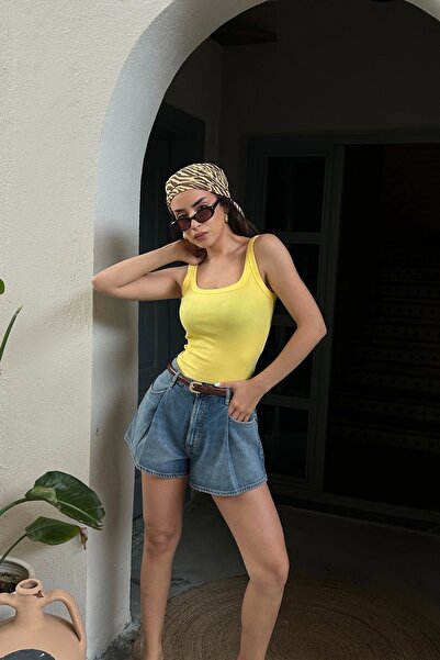 Eka Women's Yellow Basic Undershirt 1017-0162