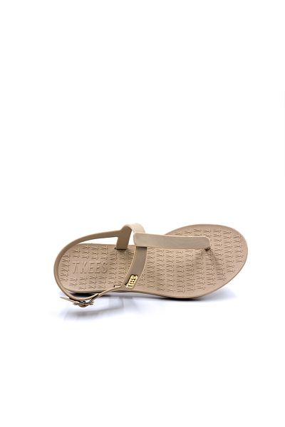 Tkees Cream Color Women's Flip Flops Beach Sandals