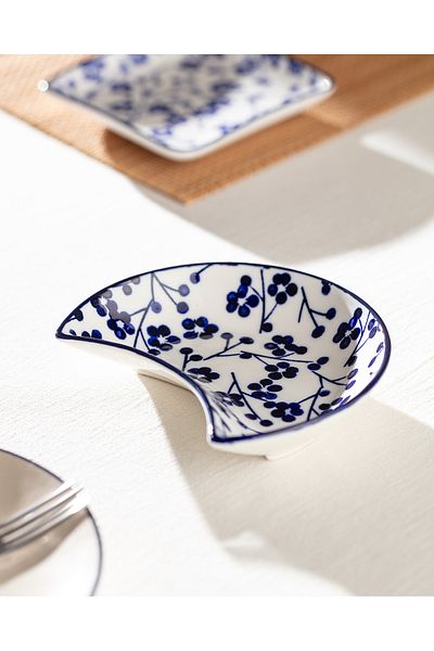 Madame Coco Rêve Bleu Ange New Bone China Service Plate - 15 cm - Blue/White
