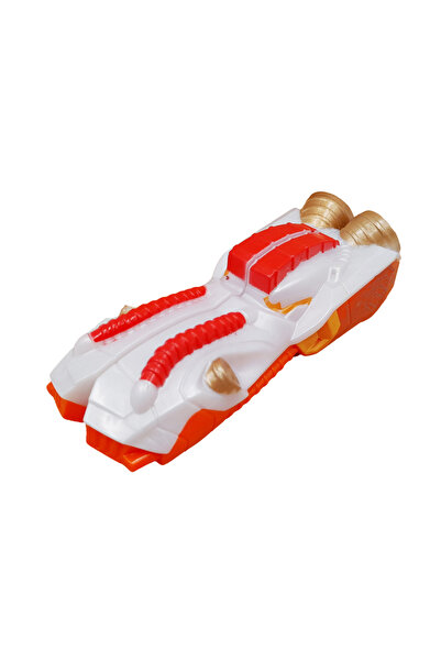 Depox Mașină dublă, Split Speeders, Future Wing, plastic, cu magnet, 9,5 cm, alb