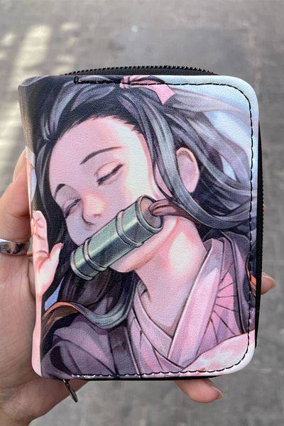 Köstebek Portofel scurt Anime Demon Slayer Nezuko