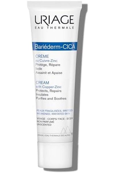 Uriage Bariederm Repairing Cica-Cream With Cu-Zn Repairs Soothes, 100