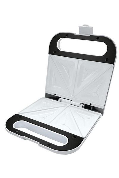 Noveen Sandvișor Noveen SM451 Ceramic INOX, 800 W, Placi ceramice, Carcasa Inox (Alb/Argintiu)