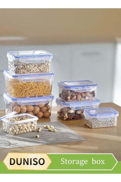 Generic Food Storage Containers Set - Pack of 3 (3 Containers & 3 Snap Lids)-...