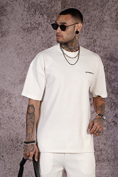 Butik Trend We Crew Neck Printed Oversize Fit Unisex T-Shirt and Shorts Set