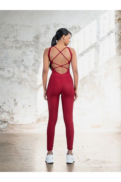 Joana Vivian Bordeaux Jumpsuit