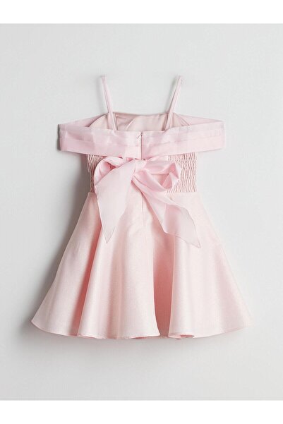 LC Waikiki LCW Kids  Kare Yaka Kız Çocuk Elbise