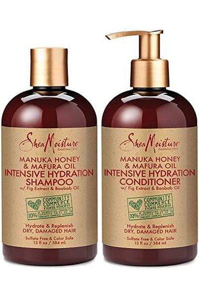 Shea Moisture SheaMoisture Manuka Honey & Mafura Oil Intensive Hydration Shampoo & Conditioner