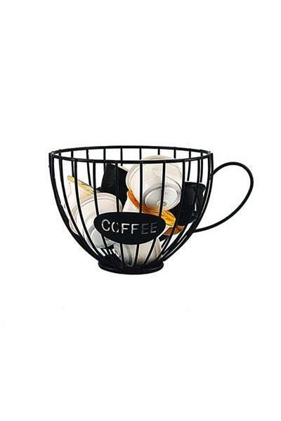 HALAMODO Cofffee Capsule And Tea Bag Holder Black