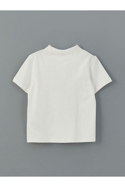 LC Waikiki Polo Neck Boy's Combed Cotton T-Shirt (S5)