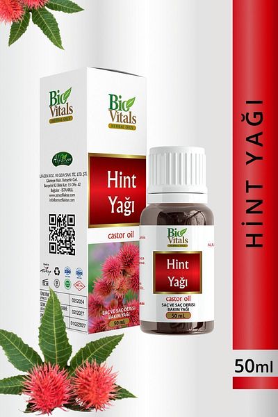 Bio Vitals 50ml Castor Oil - Aromatic Herbal Features