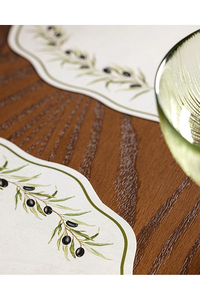 Madame Coco Armand 4-Piece American Service - White/Green