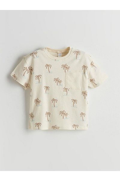 LC Waikiki Crew Neck Printed Boy's T-Shirt