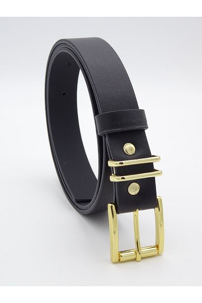 Versla Gold Buckle Dress Belt, Trousers Belt, Shirt Belt, Jacket Belt