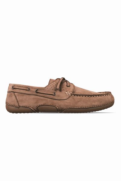 Lal Shoes & Bags Ανδρικά παπούτσια από γνήσιο δέρμα Riga με κορδόνια με λεπτομέρεια Nubuck Casual Shoes-K.VIZON