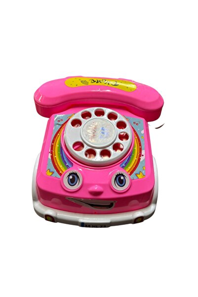 Prlk toys Çevirmeli Telefon Araba Pembe