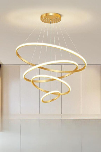 Elektroyou Robin 4 'lü Eskitme Ultra Süper Beyaz Ledli Avize